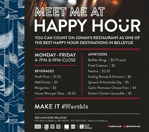 Bellevue Happy Hour: Best Deals and Drinks Near You