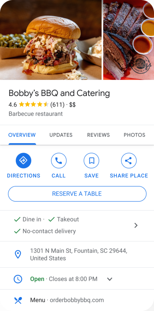 Bobby’s BBQ and Catering Fountain Inn Menu Delicious BBQ Catering