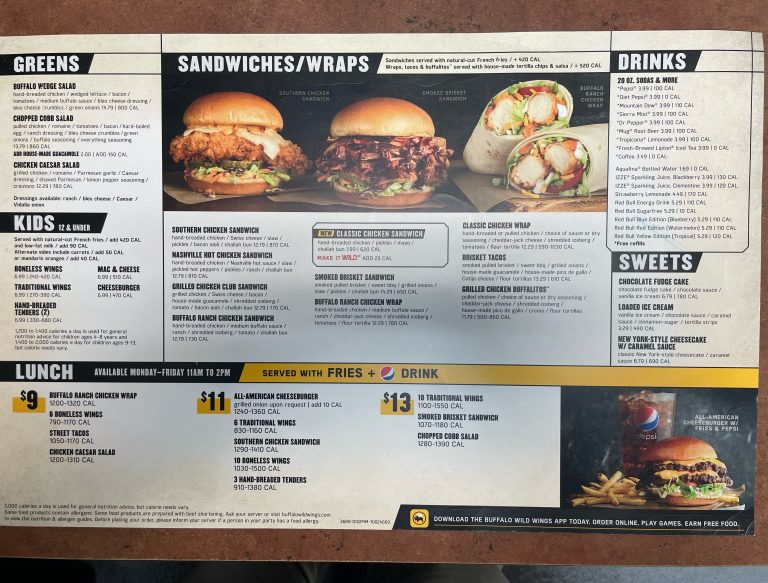 Buffalo Wild Wings Lunch Hours: Get Your Wings Fix for Lunch