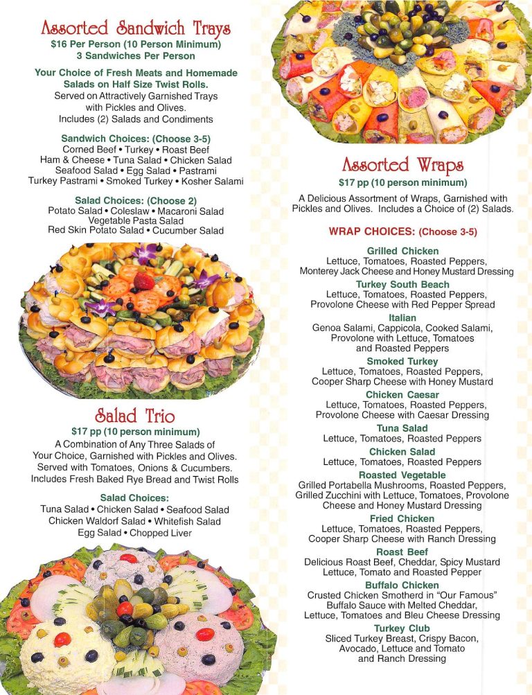 Costco Catering Menu: Delicious Deli Platter Choices!